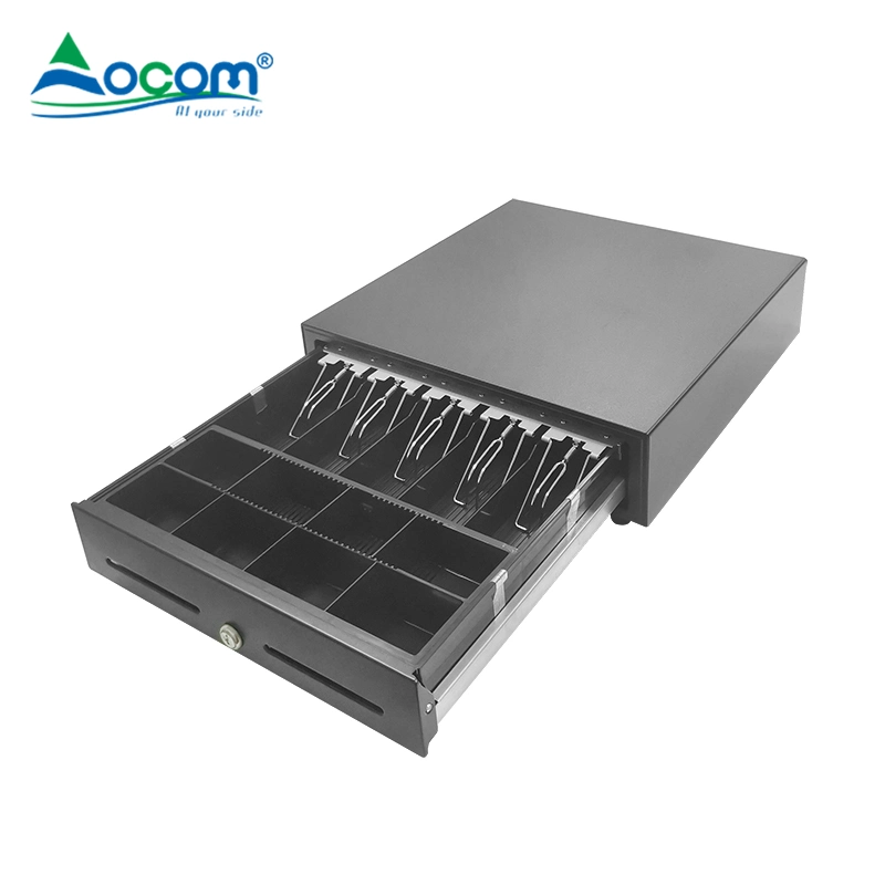 Removable Cash Drawer High Impact ABS Plastic Two Check Port Metal Drawer