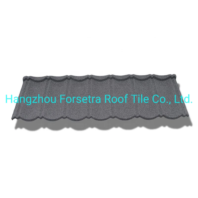 Corrugated Roof Color New Building Material Heat Insulation Metal Stone Coated Roofing Tiles with Accessories