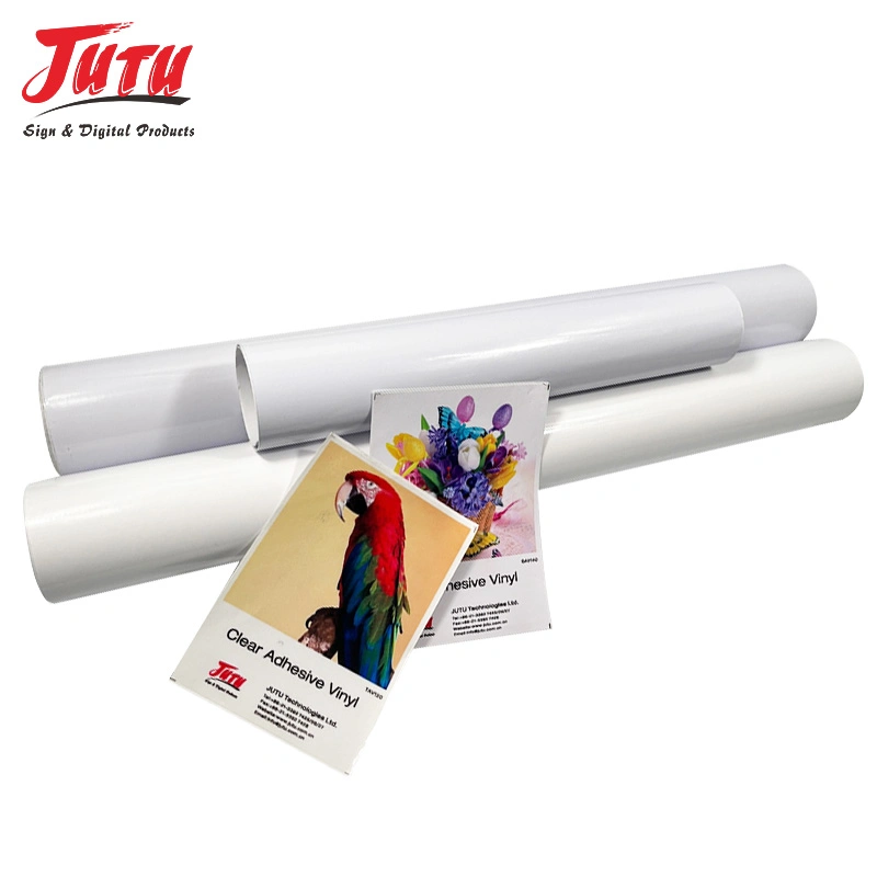 Jutu Wrap excelente imprimibilidad 0,914/1,07/1,27/1,37/1,52m buen tiempo solidez, absorción de tinta etiqueta de coche para señales, coche