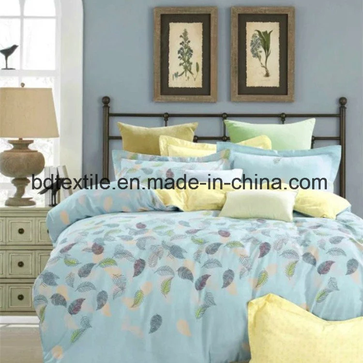 100% Polyester Disperse Printing Microfiber Bed Sheet 235cm Width 90GSM for Bedding Fabric