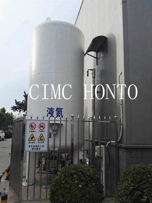 Liquid Nitrogen Cooling Oxygen Gas Tank for Sale 150m3