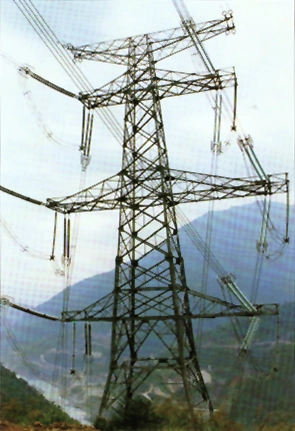 Hot-DIP Galvanized High Voltage Power Transmission Line Steel Pole Tower