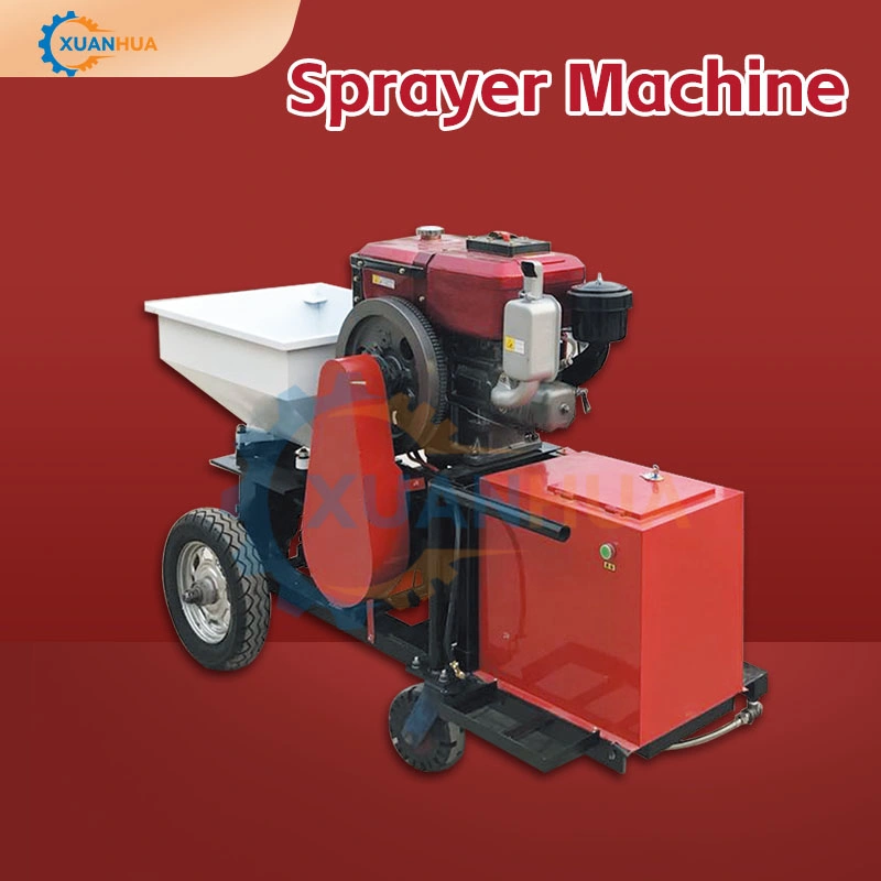 Small Stucco Automatic Coating Electric Metal Power Portable Spray Machine