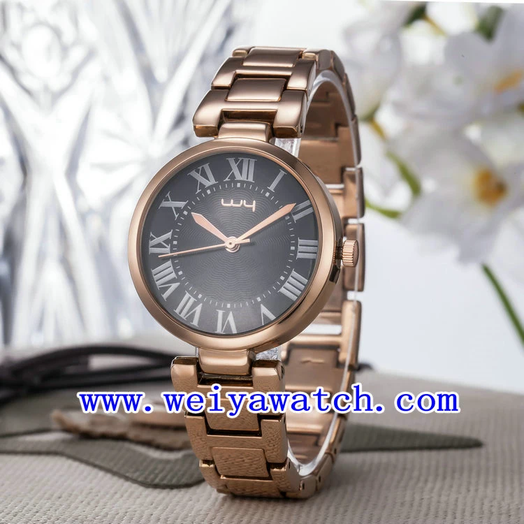 Regarder avec alliage d'affaires de montres unisexe (WY-025C)