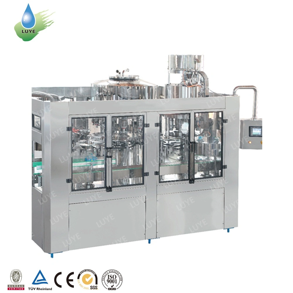 Glass Bottle Beer Cleaning Washing Filling Capping 3-in-1 Machine for Filler Factory