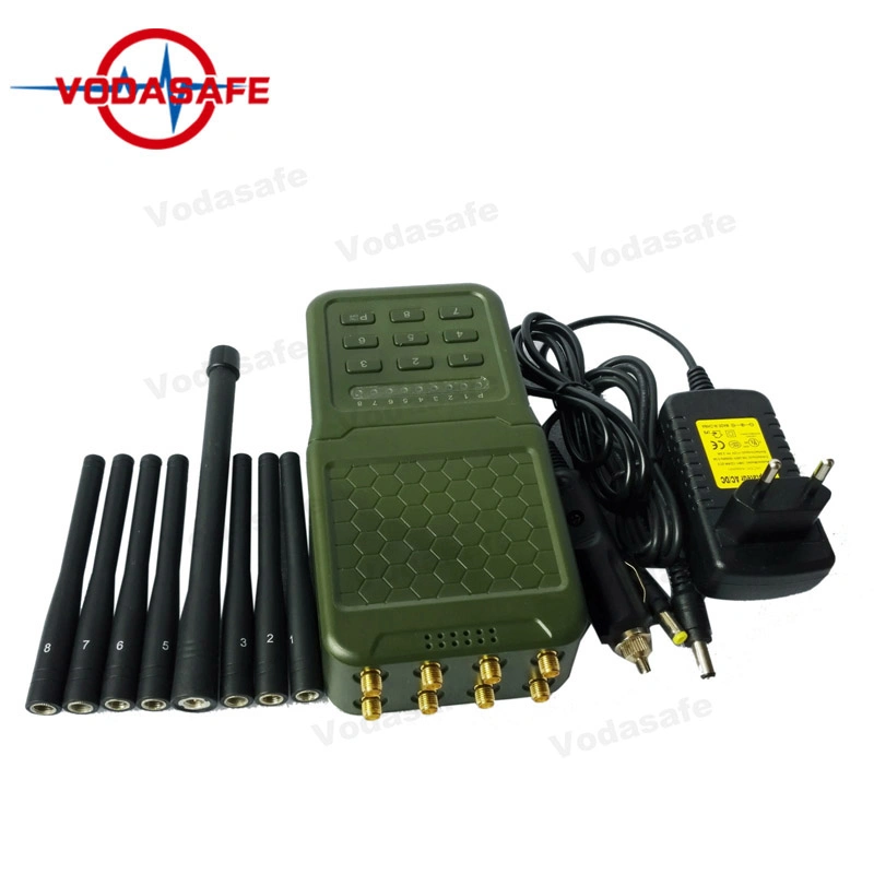 Wi-Fi 5.8GHz 5.2GHz Handheld Mobile Phone Signal Jammer with Arm Bag Handheld Portable Cell Phone Jammer