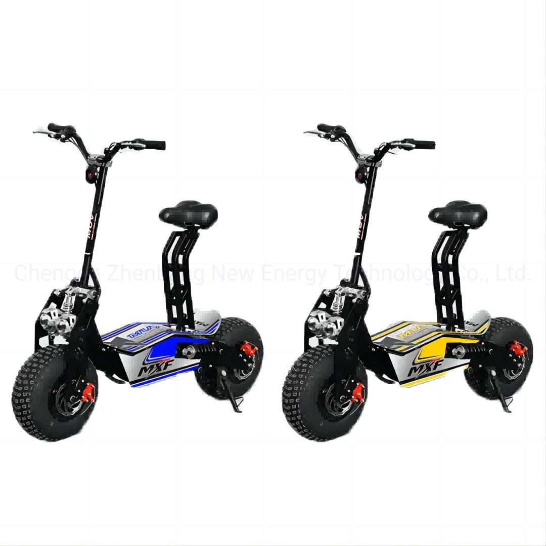 Portátil de China en dos ruedas Scooter Scooter eléctrico plegable Adultos Adultos potentes motos de Alta Velocidad