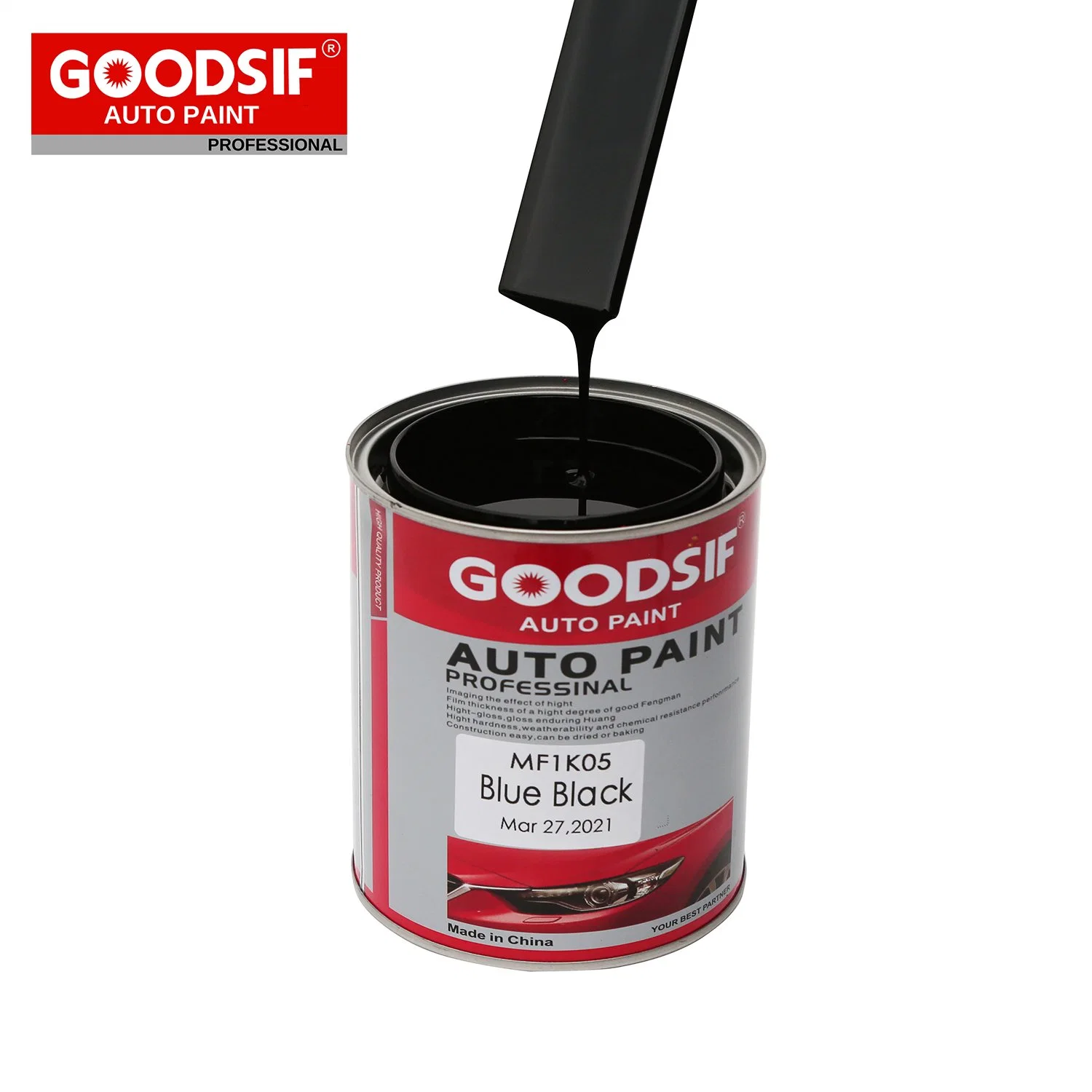 High Performance Good Leveling 1K Silver Colors Basecoat Car Spray Paint with Complete Mixing System