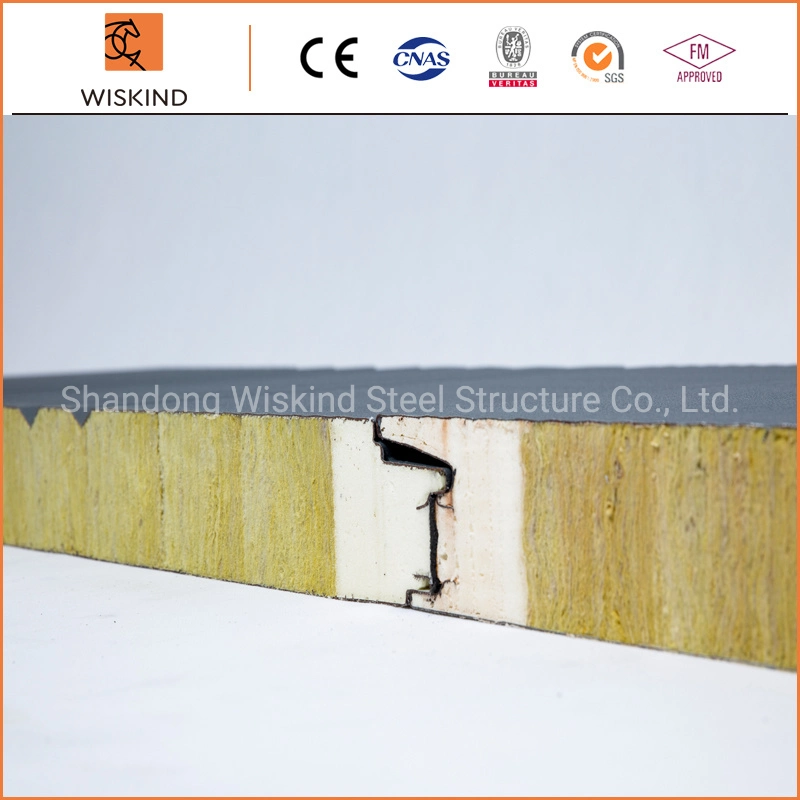 50mm/75mm/100mm/150mm/200mm/300mm EPS/PU/PIR/PUR/Polyurethane/Rock Wool Structural Insulated Sandwich Panel for Internal and External Wall