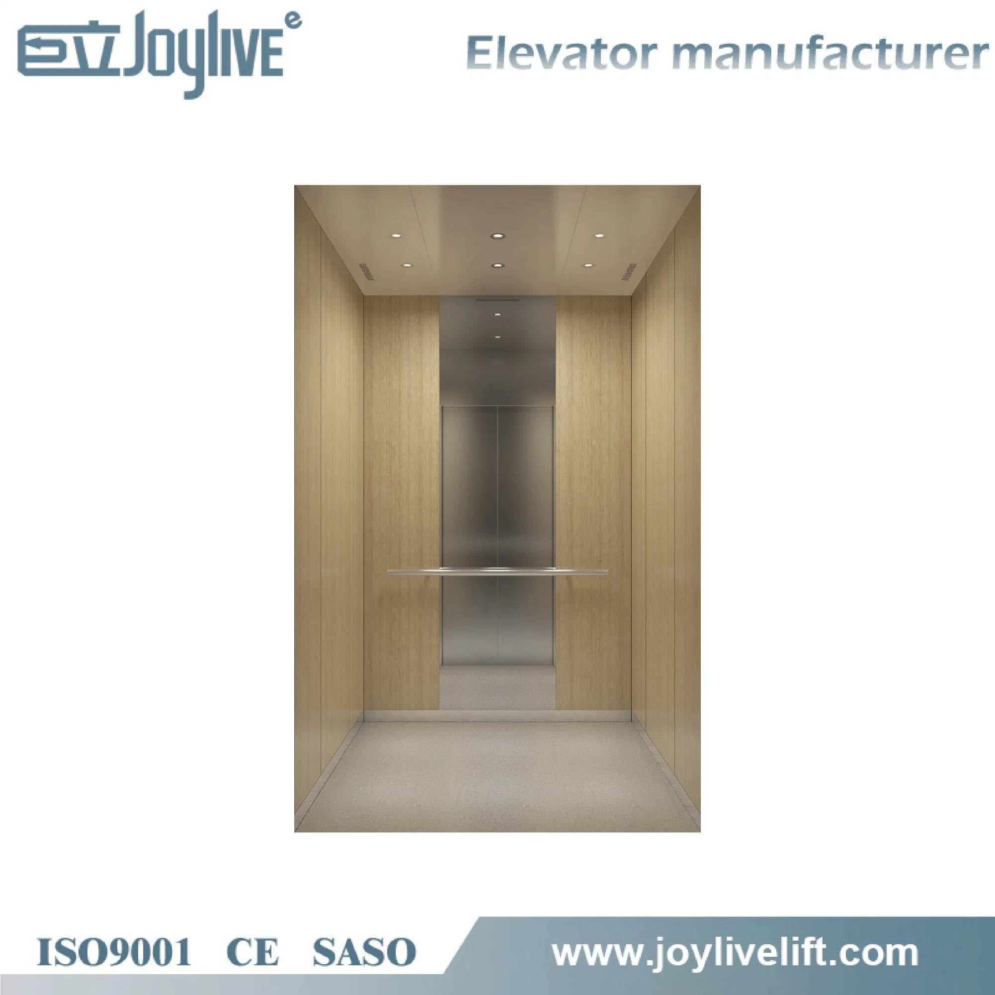 High-End Elegant Design 1150kg Passenger Lift Elevator Used in Residential Building Office