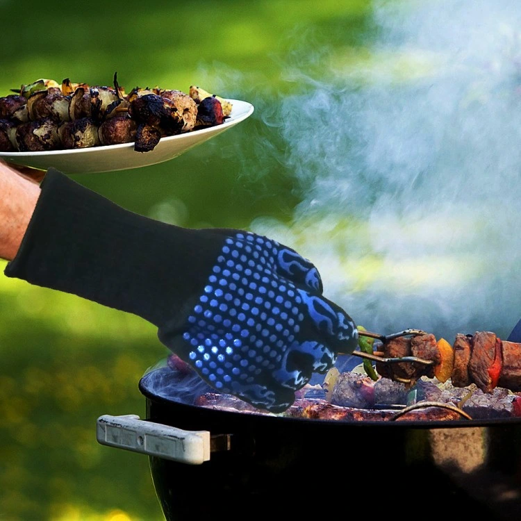 Customized Aramid Barbecue Handschuhe Grill BBQ Glove for Cooking Baking