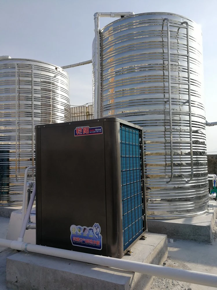 Air Source Heat Pump for Central Hot Water Heating System