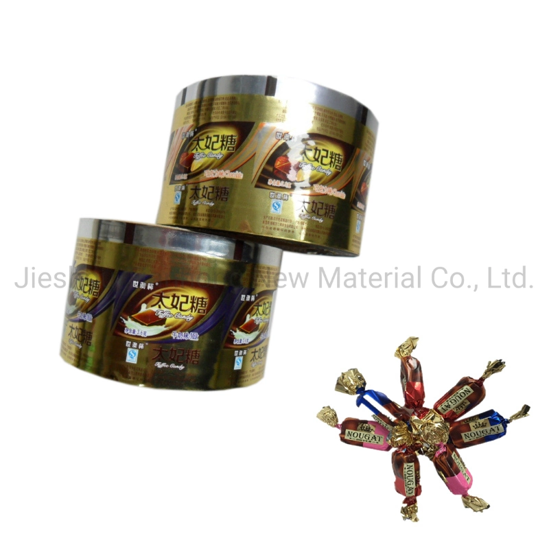 Candy Bar Wrapper Metallizing Twisted Pet Film for Candy Package