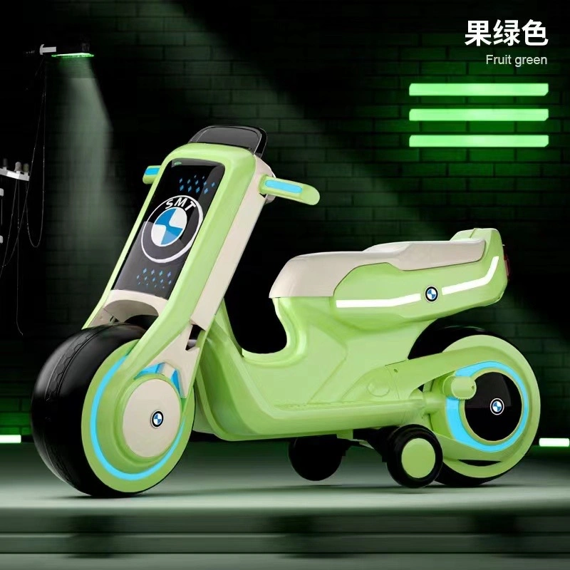 Nuevo diseño de los niños motocicleta eléctrica triciclo Grande pueden sentarse dos ruedas Coche de juguete/Niños pilas recargables tamaño grande motos