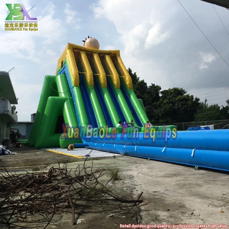 Giant Inflatable Jumbo Water Slide for Amusement Park, Inflatable Hippo Slide for Adults