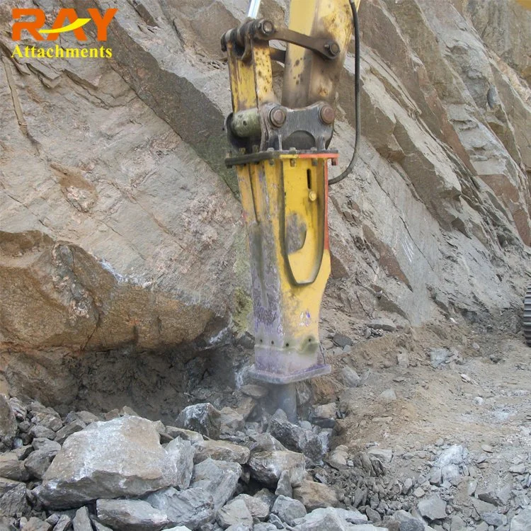 8 Tons Side Type Excavator Hydraulic Breaker Rock Breaker Demolition Hammer