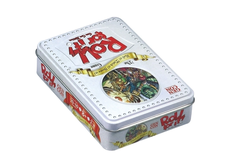 Factory Price Rectangle Shape Toy Tin Playing Cards Box Metal Tin for Poker Small Poker Tin Box Playing Cards Tin Box Game Packaging Tin Box