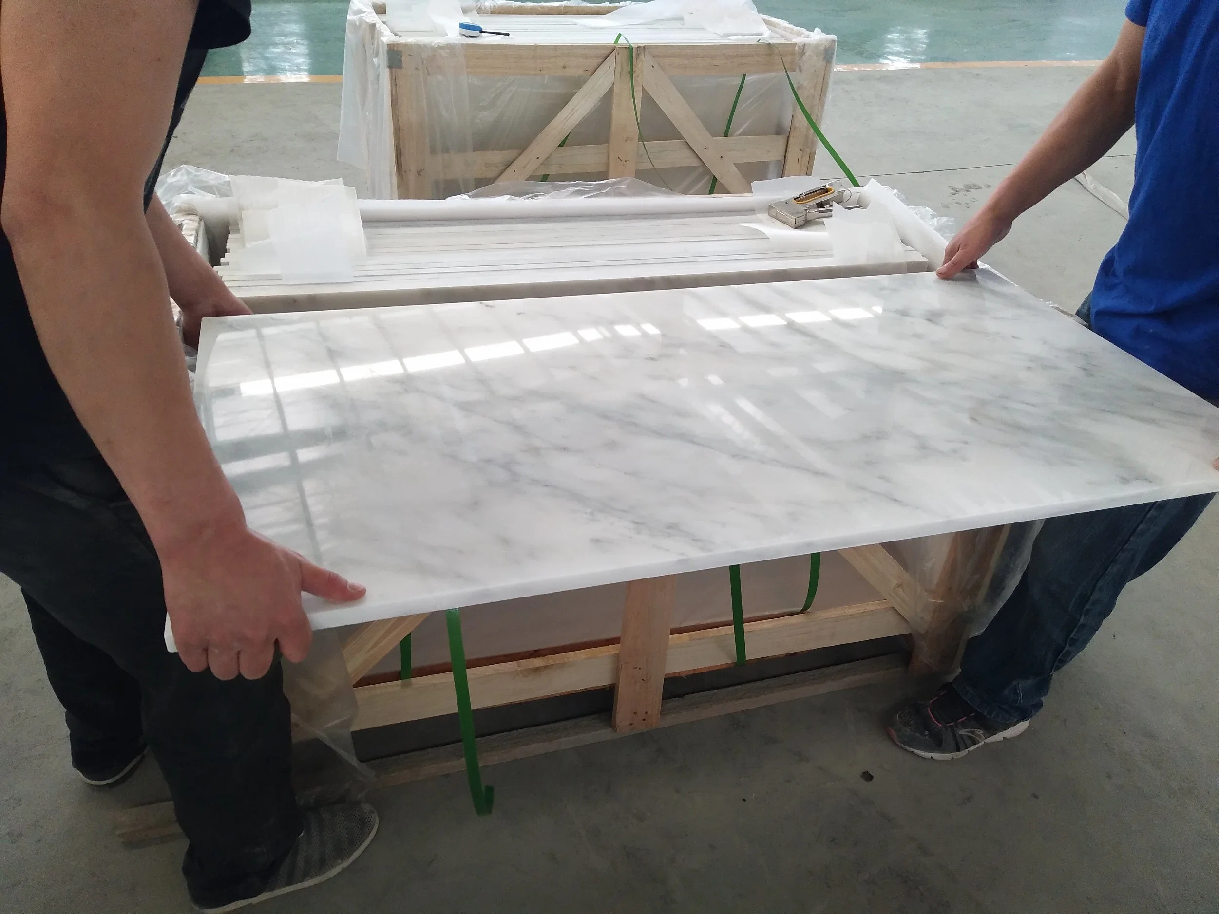 Eastern White Marble Bathroom/Bedroom/Floor Tiles Stone Background Wall Panel