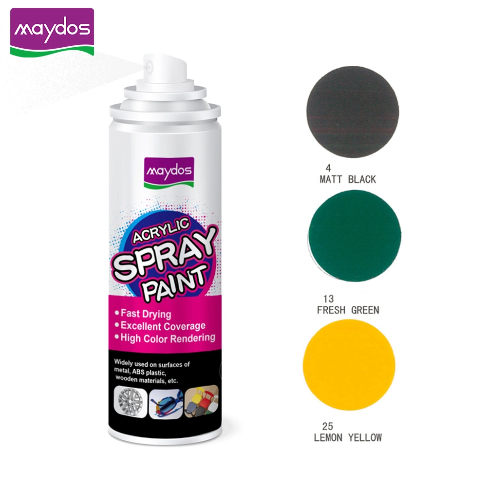 Maydos Waterproof Auto Aerosol Spray Paint Super Anti-Color-Fading