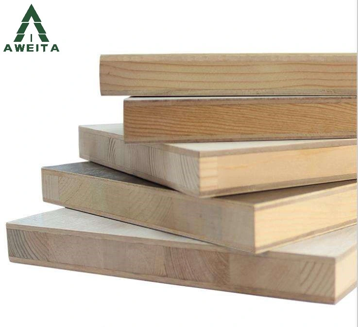 Furniture Board MDF Laminated Natural Veneered Melamine Faced Plywood Board