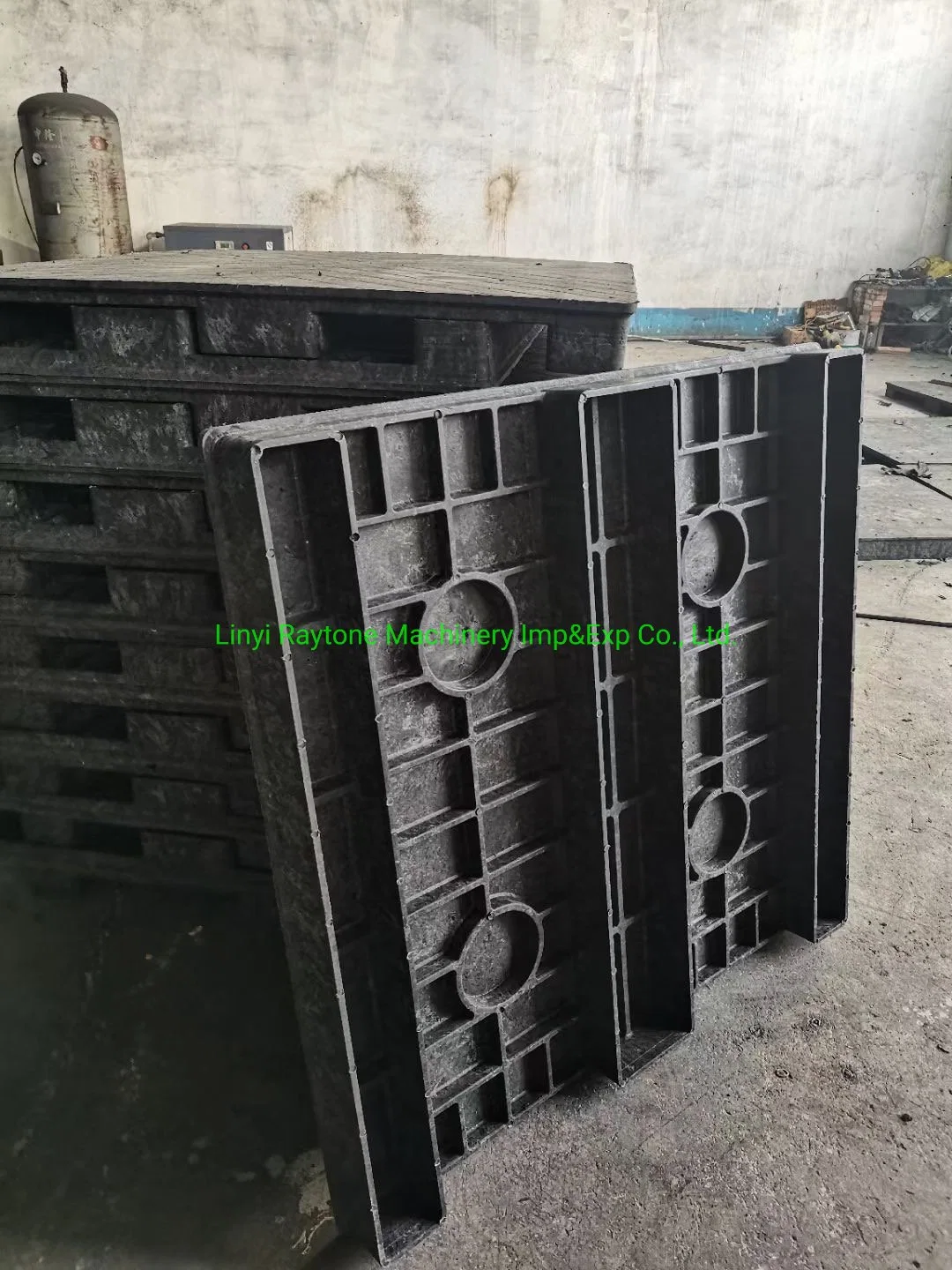 4 Tons Load Compressed Plastic Pallet for Warehouse Logistic