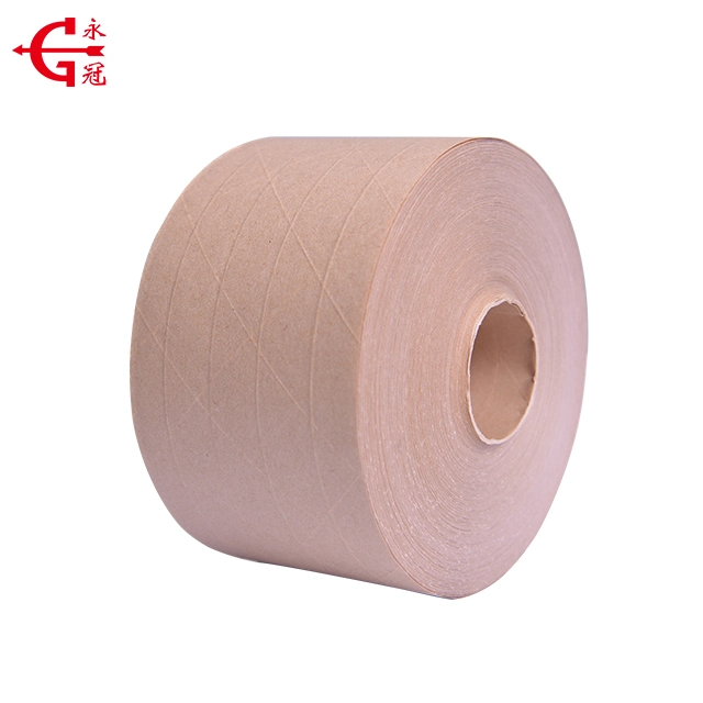 Brown Fiber Reinforced Gummed Water Active Kraft Paper Tape