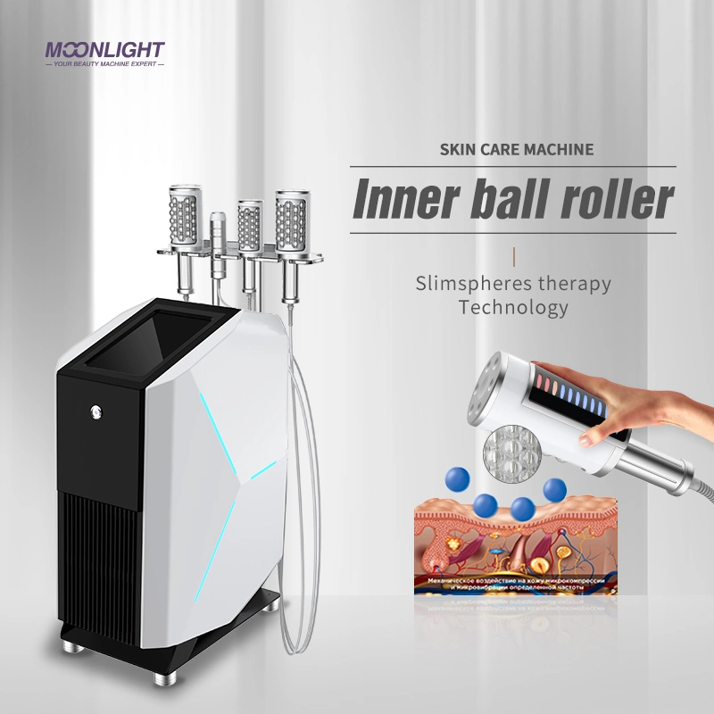 Body Slimming Inner Ball Roller Machine with 4 Handles EMS