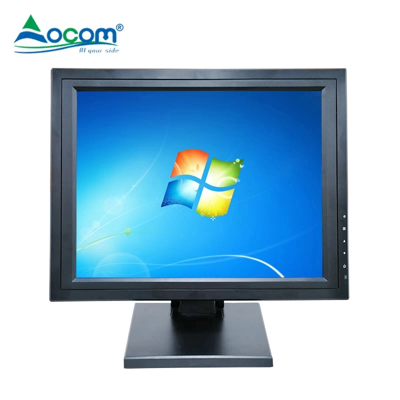 15.1 Inch Factory Wholesale/Supplier Wall Mount Black POS LCD Touch Screen Monitor