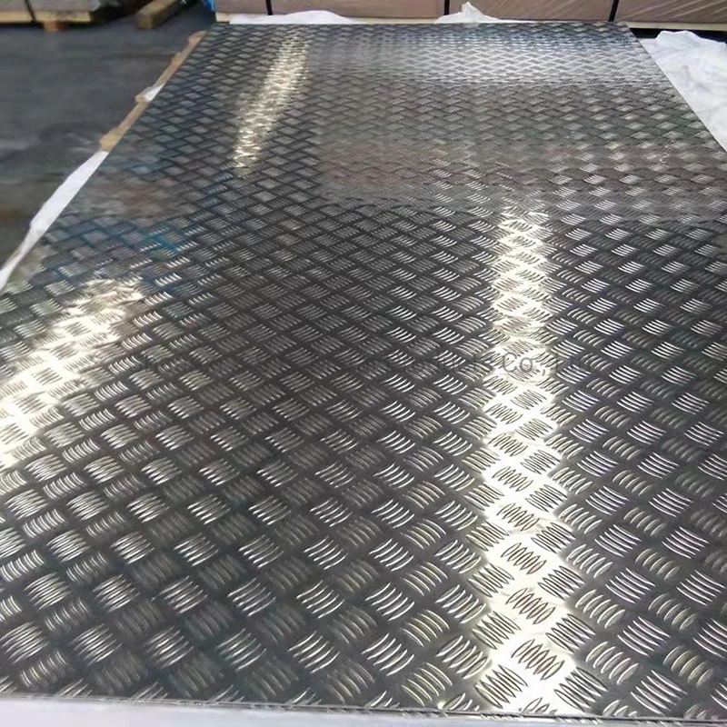 China Supplier Wholesale/Supplier 4FT X 8FT Sheets 1100 3003 5052 5754 PVC Coated Diamond Aluminum Checkered Sheets Aluminium Checked Pattern Plates