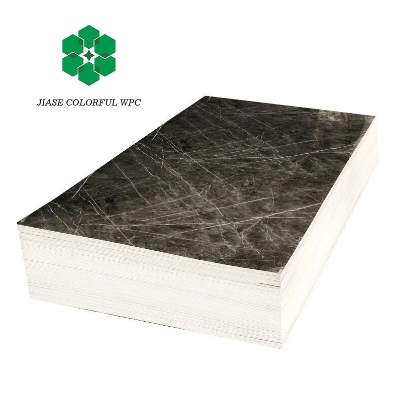 UV High Glossy Wall Building Materials 1220*2440 Waterproof Flat Indoor Wall Board PVC Marble Sheet