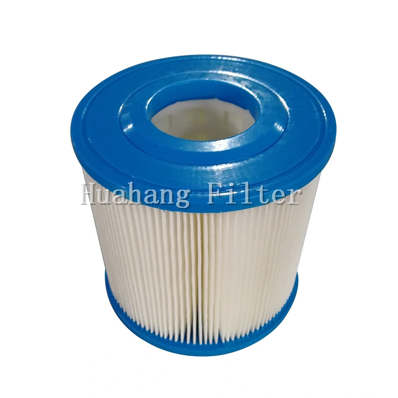 Huahang Polyester Water filter spare parts Swimming pool pump filters Pleated pool and spa water filter cartridge made of strong and stable material for jacuzzi