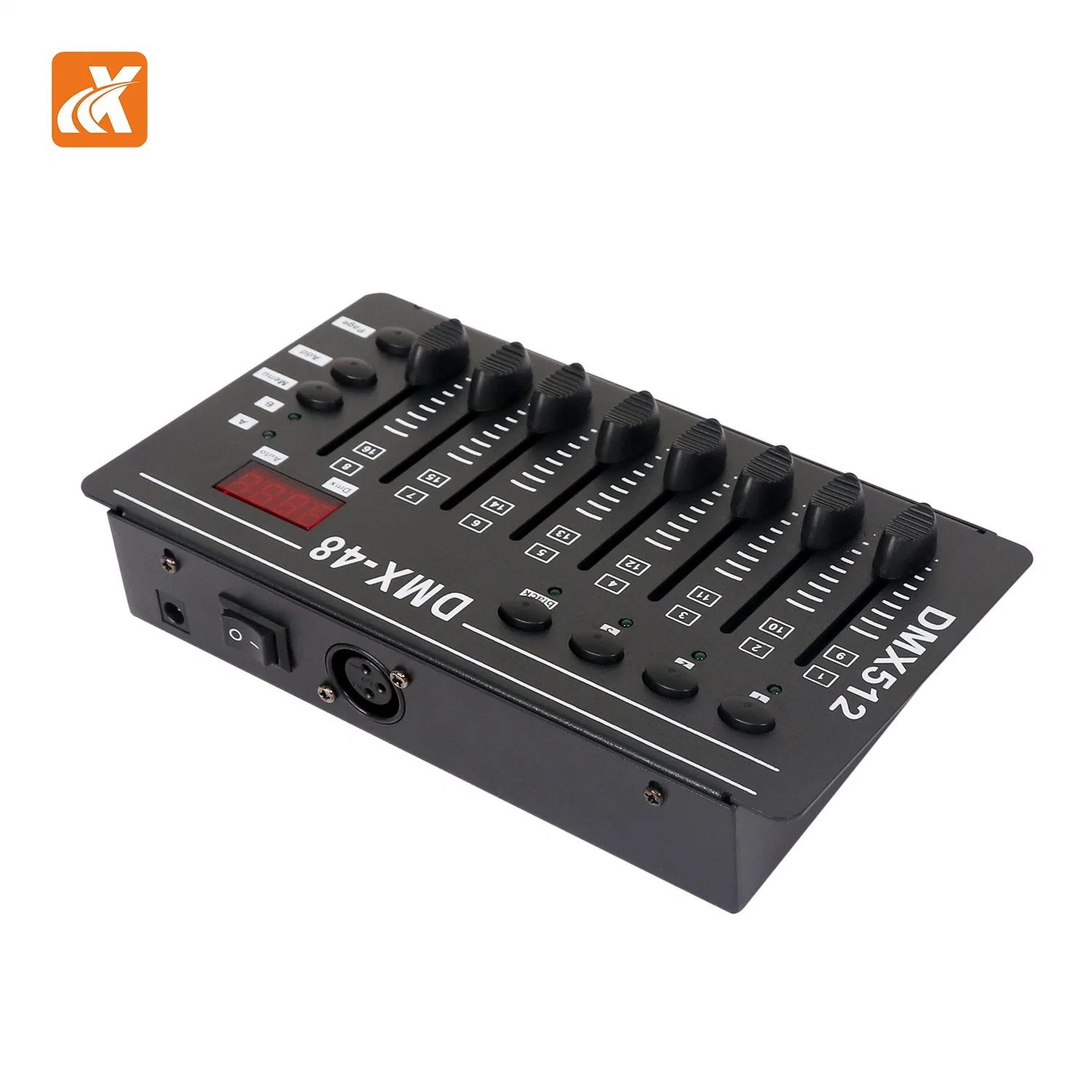 خرج إشارة KT-Mc48 Mini Console بقدرة 5 فولت وبقدرة 2 واط DMX512/1990 Lightroom ناعمة رقمية من 4 أرقام