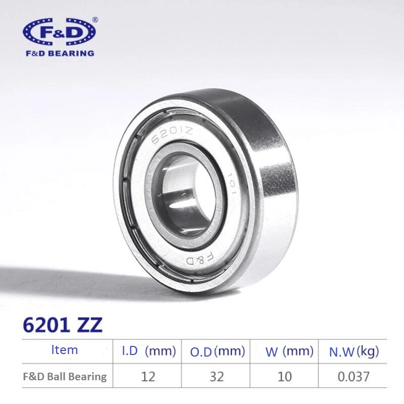 Ceiling fan bearing 6201 6202ZZ Original F&D bearing factory auto bearings