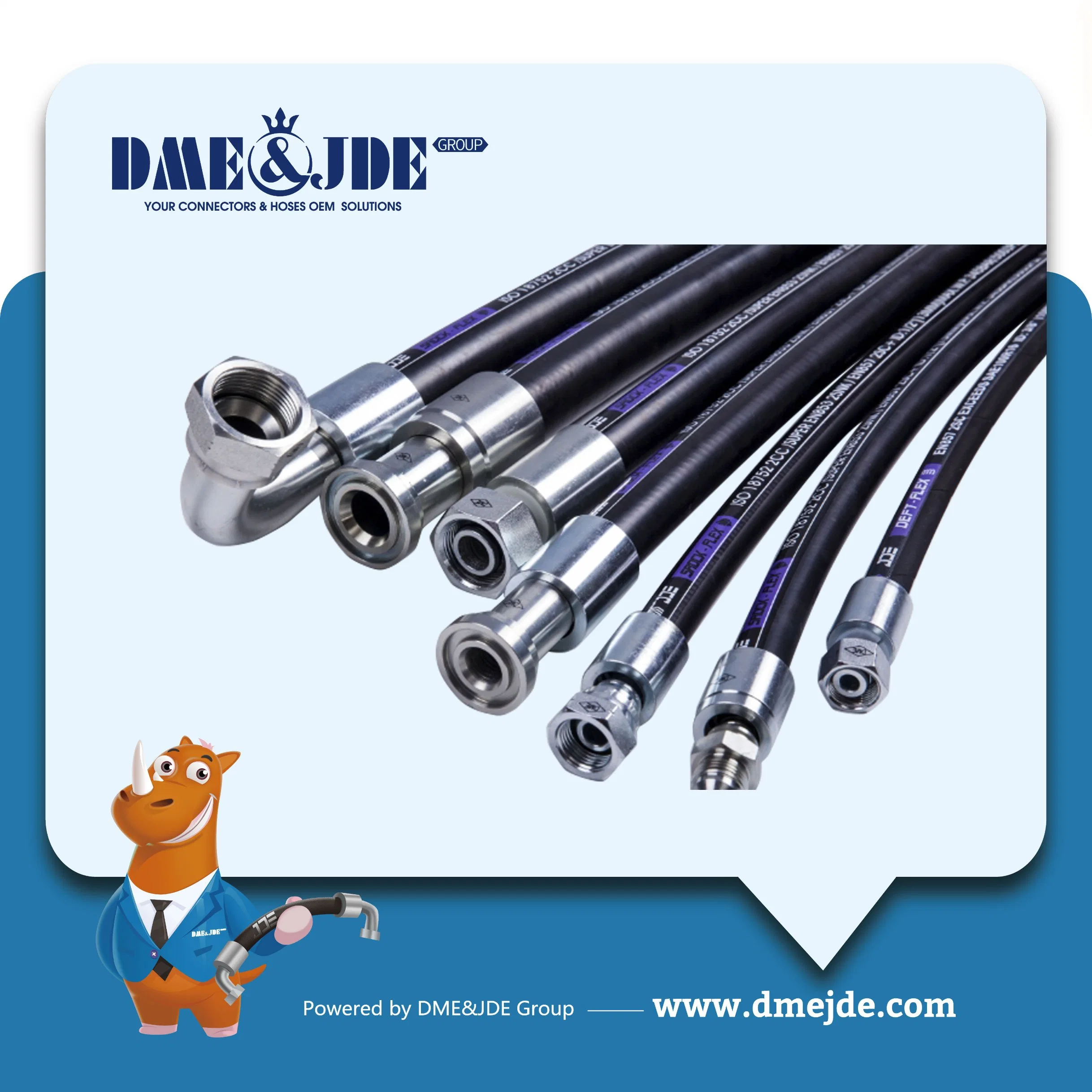 2W +155 &deg; C Wire Braided High Temperature Hose