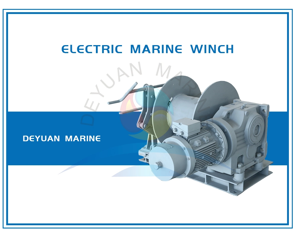 Marine Electric Deck Mooring Winch with Multi Drum