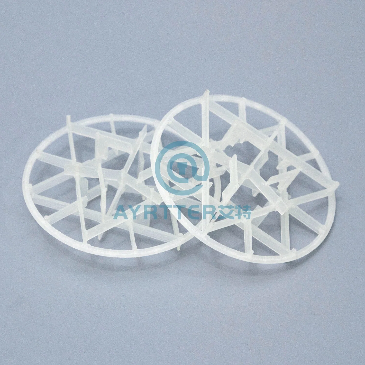 3.74" Plastic Snow Flake Ring for Scrubbing and Stripping Towers