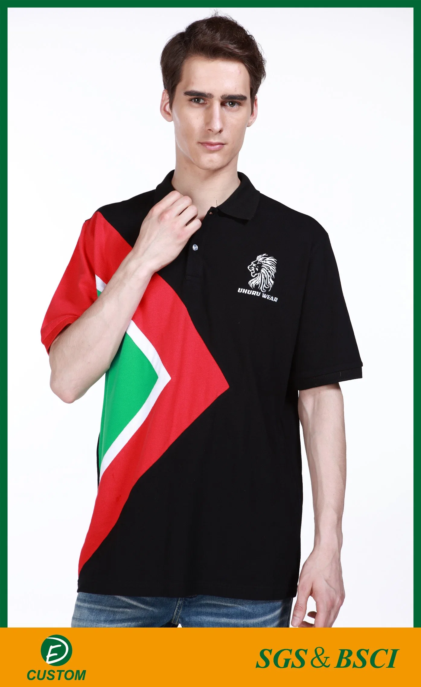 Custom/Customized Clothing Plain/Blank/Stripe Printing/Printed/Embroidery Apparel/Garment Cotton/Polyester Pique/Jersey Dress Man/Men&prime; S Golf Polo Shirt