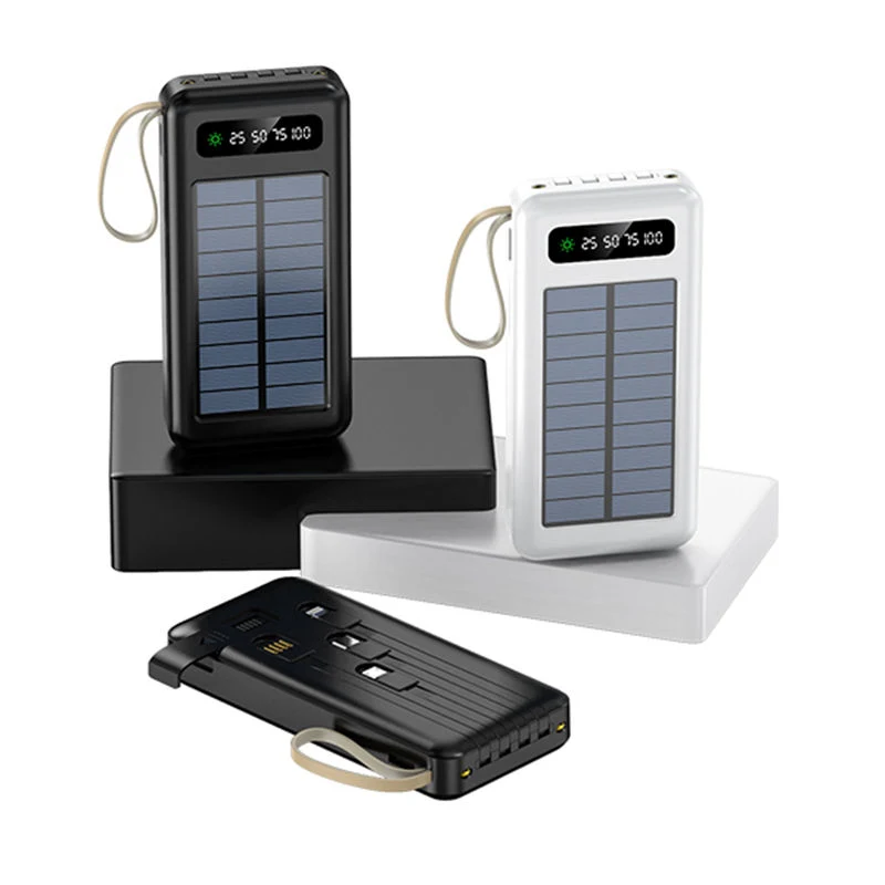 High Performance Powerbank 30000mAh Emergency Mobile Solar Power Bank Charger with Factory Price