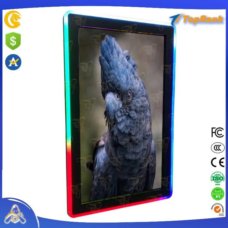 High Brightness Outdoor 32 Inch Vertical IR Touch Screen LCD Monitor for Wood Cabinet