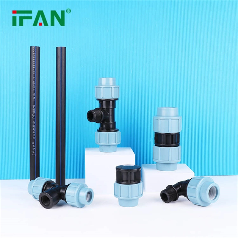 Ifan Irrigation PP Compression Fittings Quick Connect 20-110mm HDPE Pipe Fitting