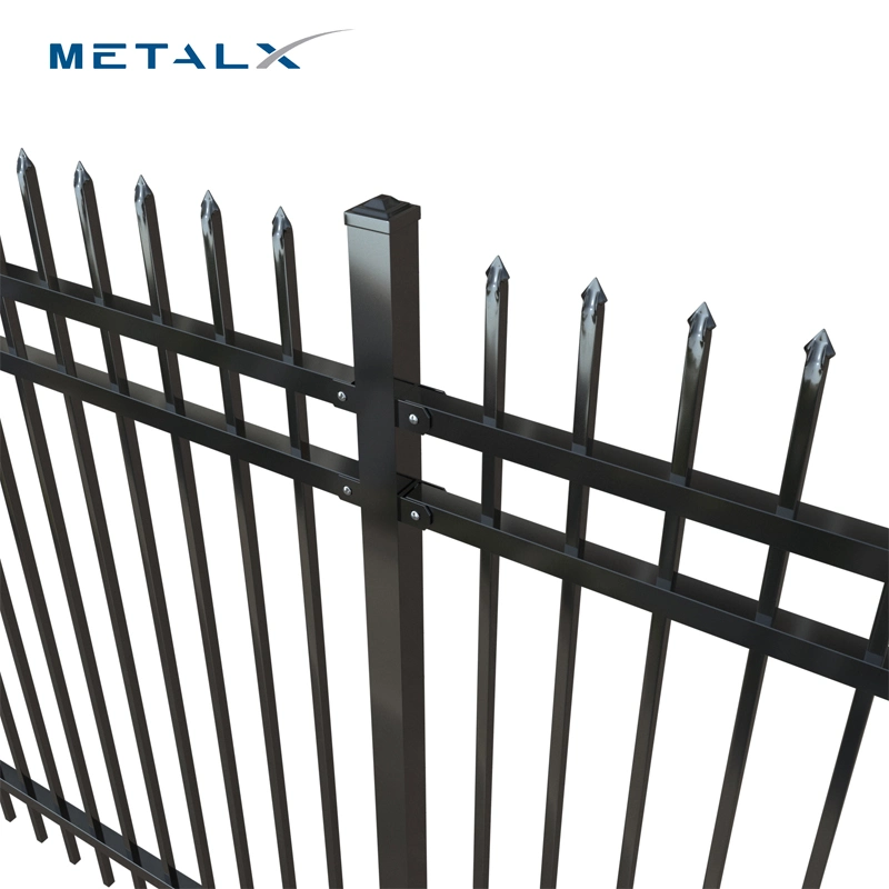 Backyard Metal Spears Top cercas ornamentales cercas de hierro en el exterior