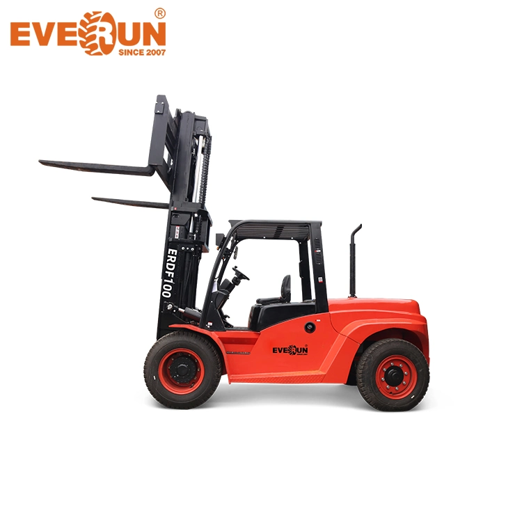 Everun Erdf100 High quality/High cost performance  Industrial 10ton Diesel Articulated Forklift