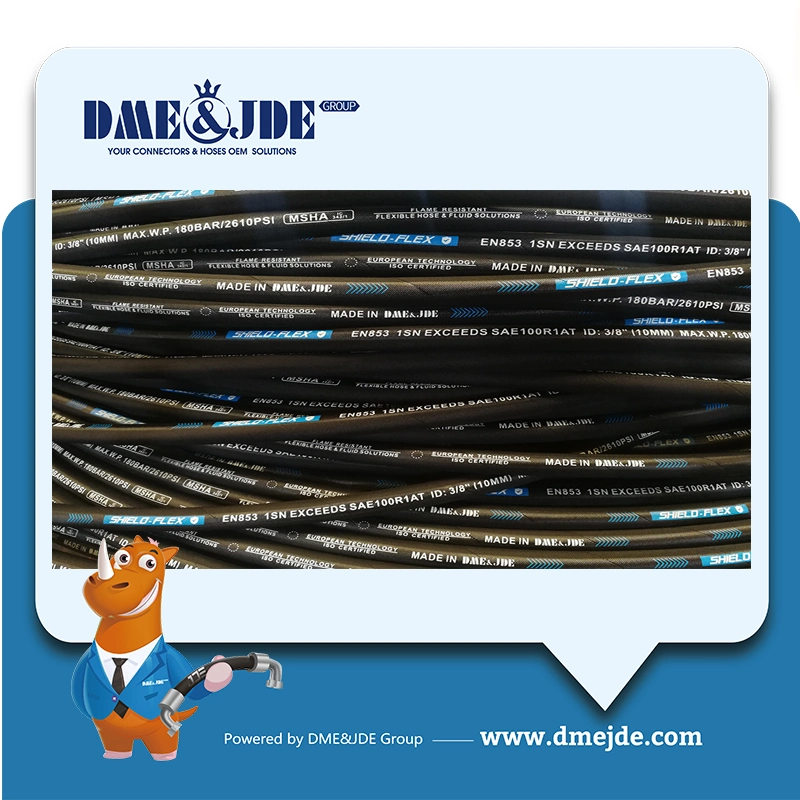 Manguera de vapor 2sw cable trenzado manguera líquido aplicable BS 5342 Especificaciones Tipo-2 supera los 6134 ISO 10655 es de tipo2