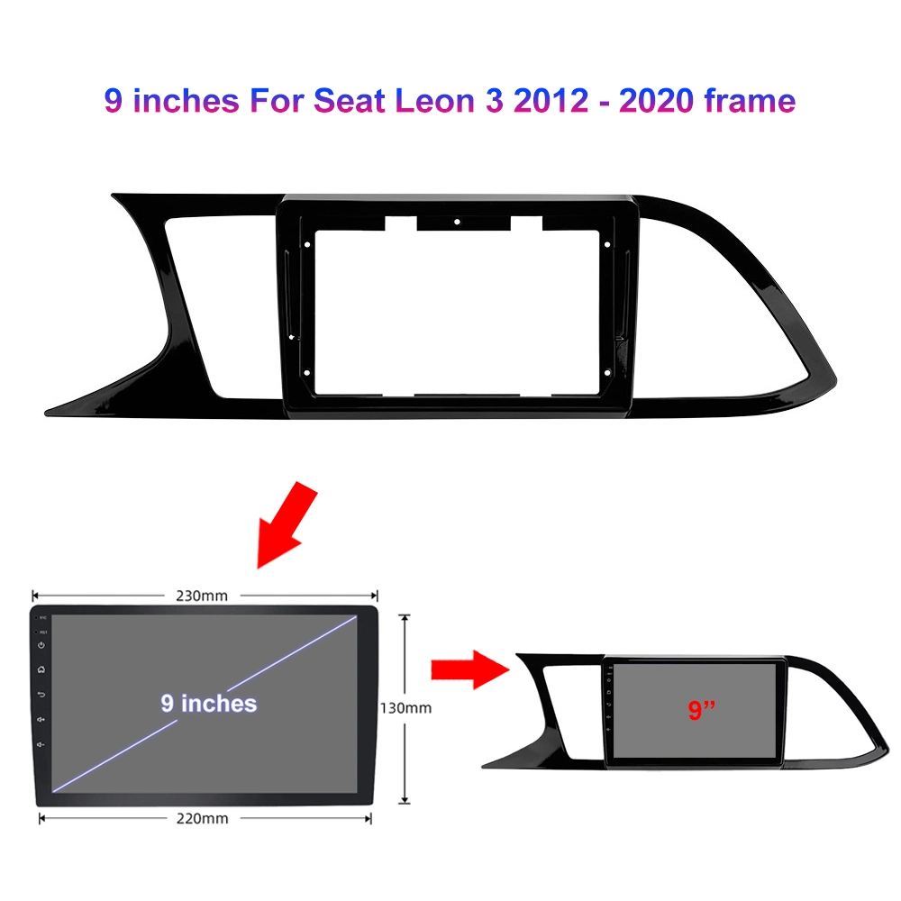 Voiture Jmance DVD pour Seat Leon 3 2012 - 2020 Carplay autoradio lecteur vidéo multimédia GPS de navigation 9 Lnch