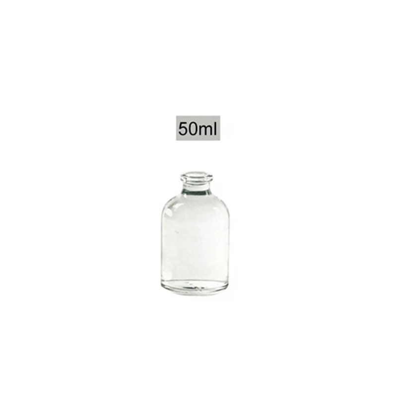 Werksversorgung (USP Typ I, II, III) klar/Bernstein 50ml Pharmaverpackung geformte Glasfläschchen für Injektion