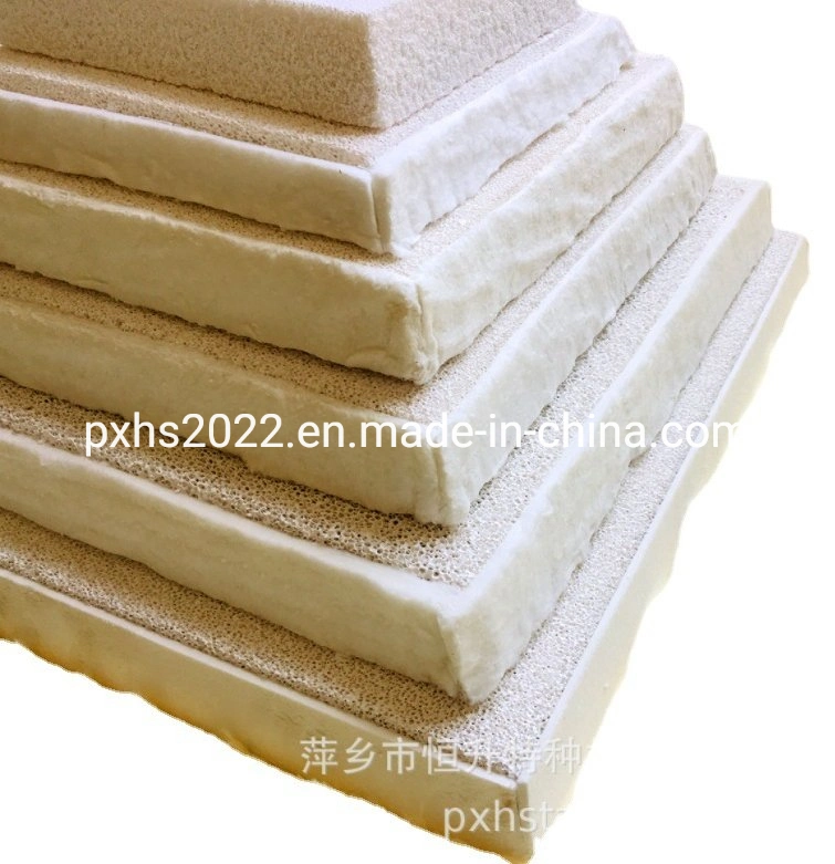 Chinese Foam Ceramic Manufacturers Using for Aluminum Filtration 584*584*50mm 30ppi 40ppi