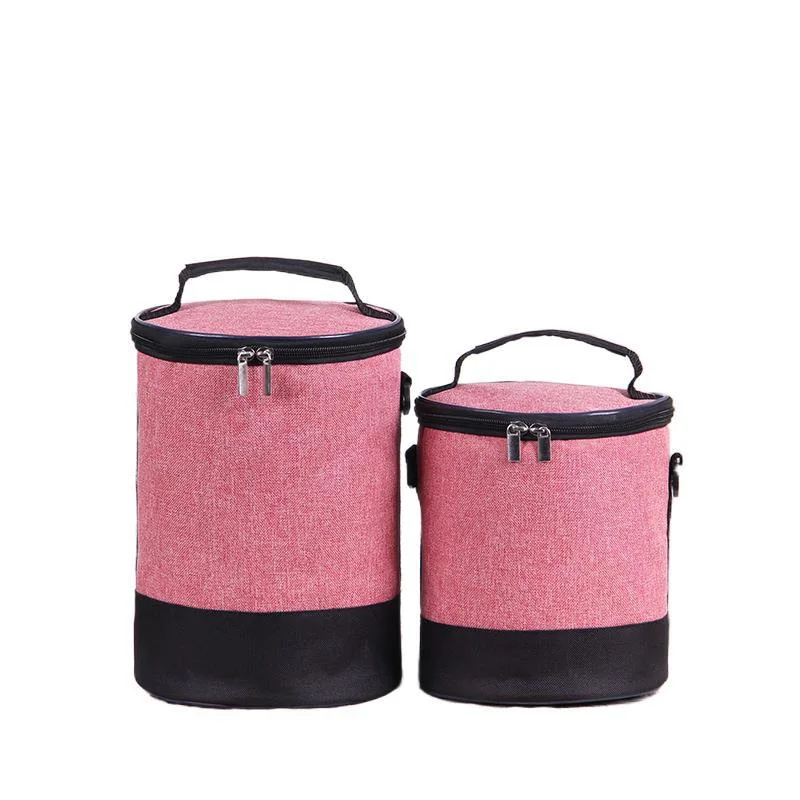 Round Cooler Bag Lunch Bag Thermal Bags