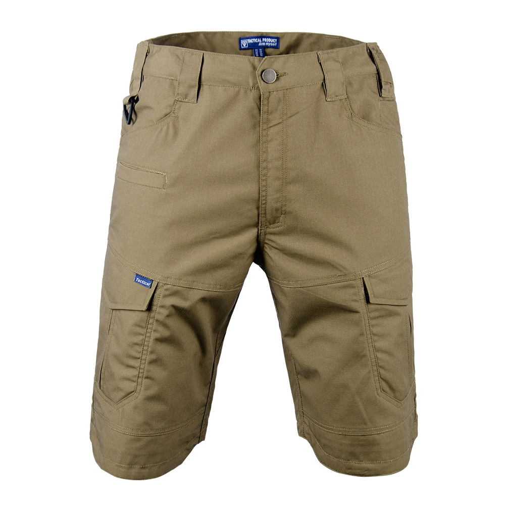 Canvas Cargo Shorts with 6 Pockets