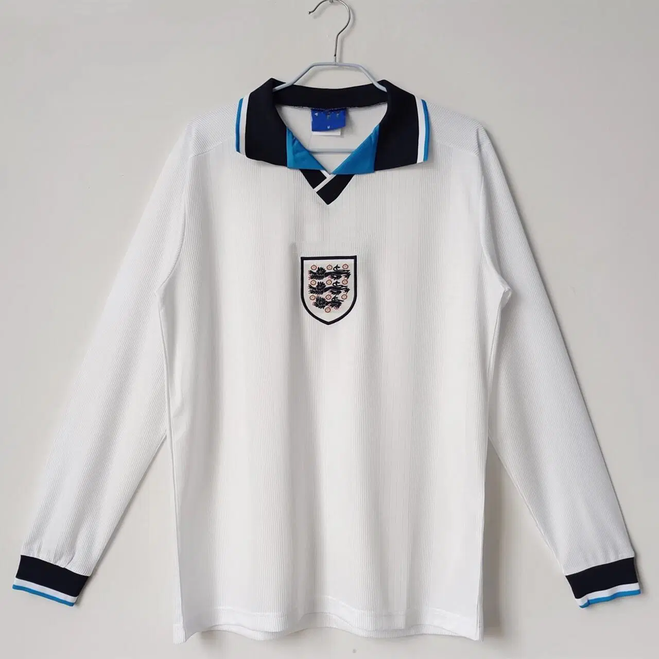 Camisolas de futebol americano com camisa de futebol vintage England White de 1996 Season Sportswear Atacado de qualidade tailandês