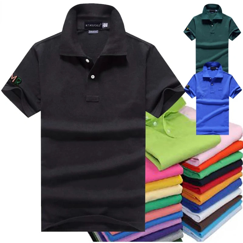 Wholesale Custom Men&prime; S T Shirt Clothing Embroidered Printing Logo T Shirts Pima 100% Cotton T-Shirt Design Own Logo Plain Blank Tee T Shirt Polo